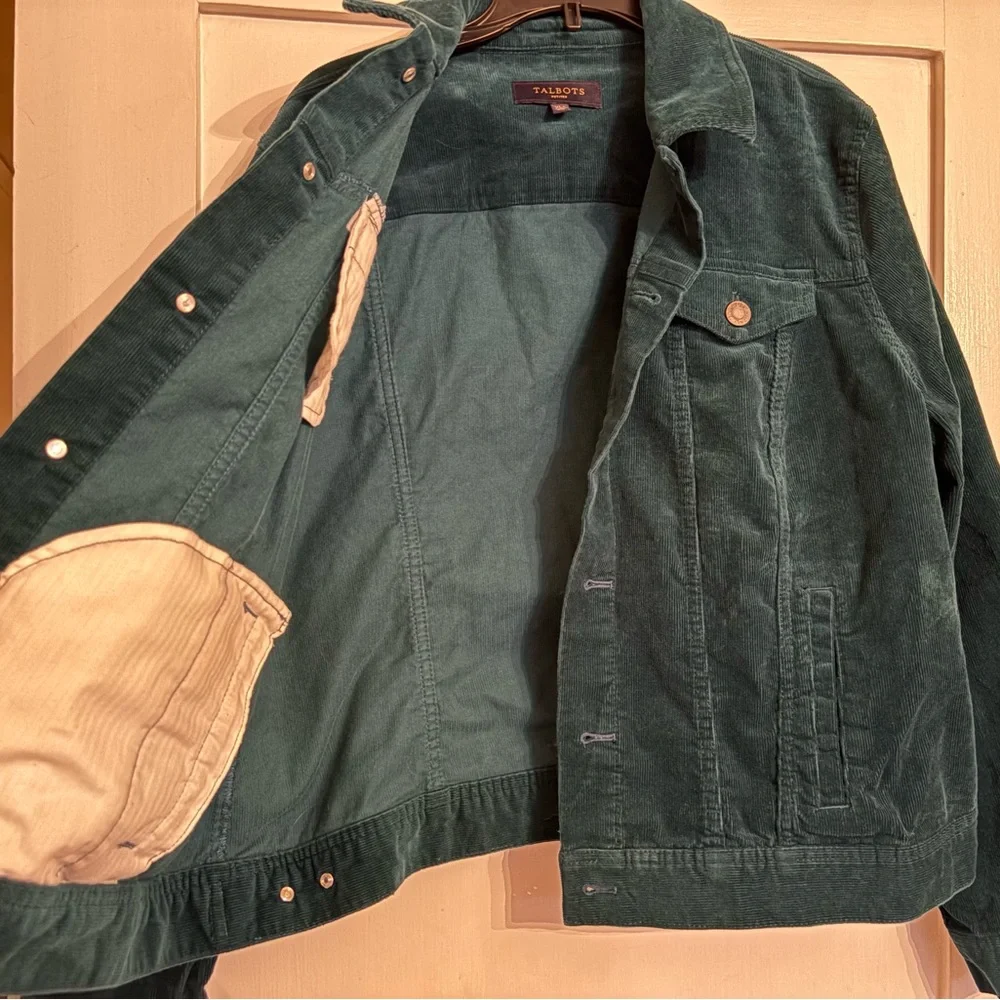 Talbots Deep Teal Corduroy Jacket - Picture 4 of 5